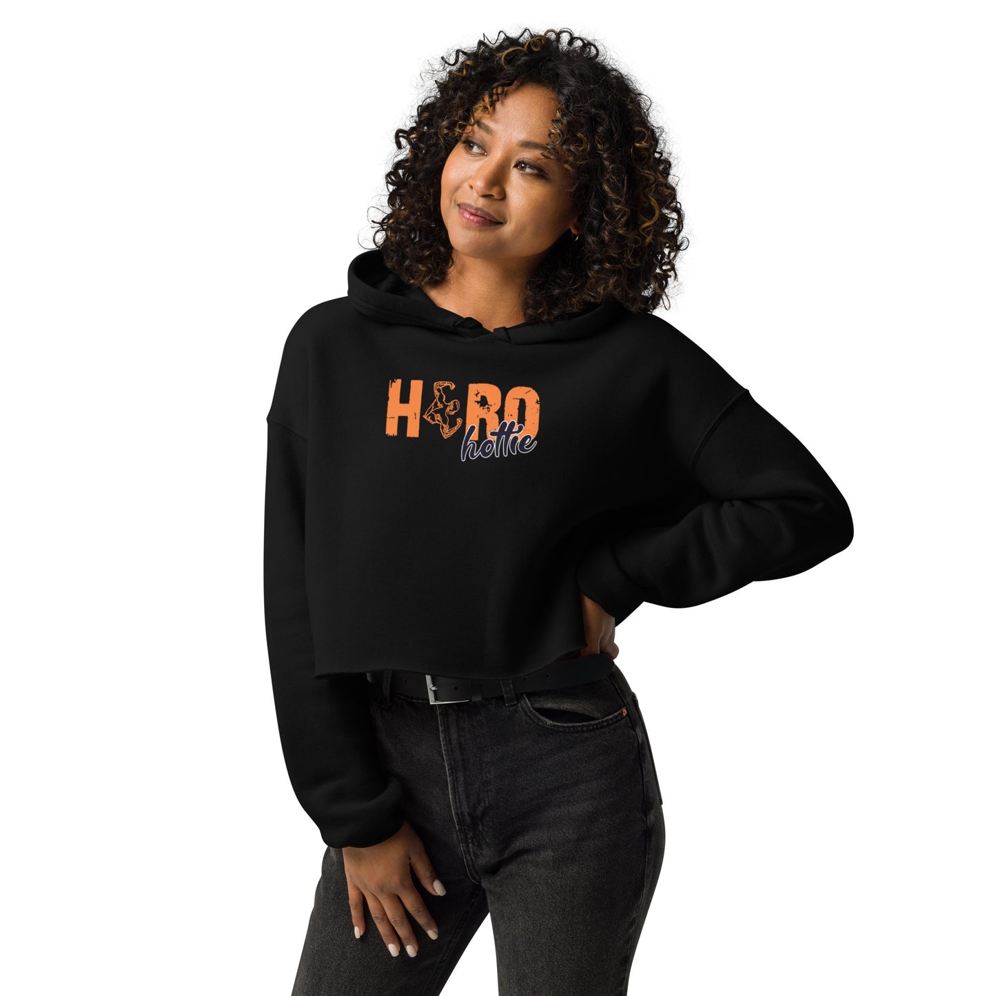 Hero Hottie Crop Hoodie